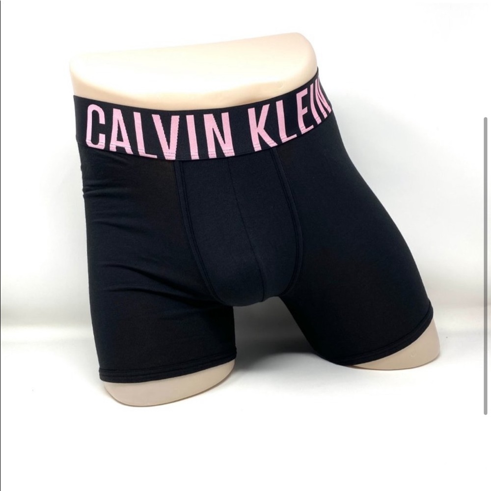 Calvin Klein 3 Pack Men Intense Power Boxer Brief Black Underwear - Picture 2 of 8